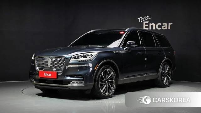 Lincoln Aviator 2nd generation 2023 Синий из Кореи