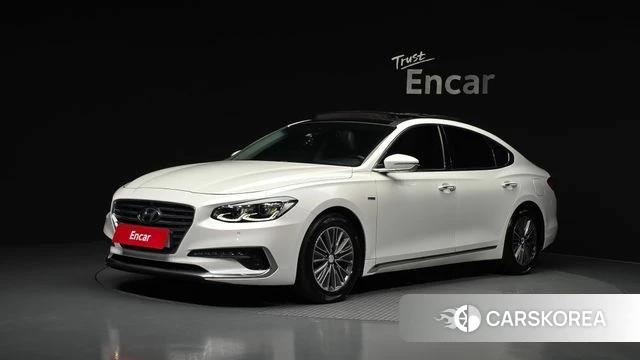Hyundai Grandeur IG Hybrid 2019 Белый из Кореи