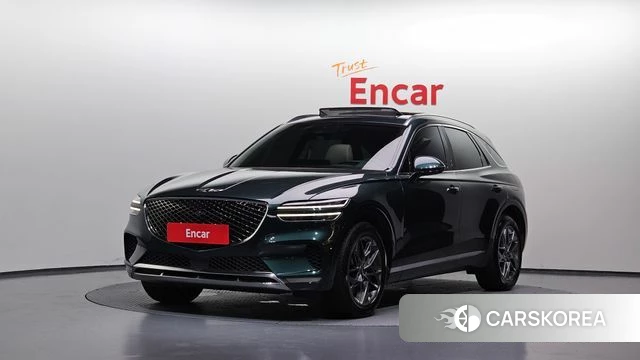 Genesis GV70 2021 Темно-зеленый из Кореи
