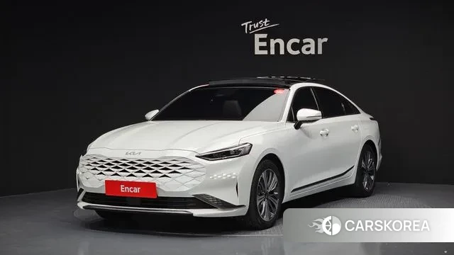 Kia K8 Hybrid 2021 Белый из Кореи