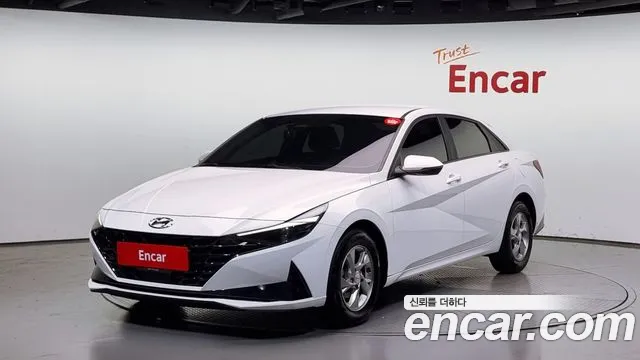 Hyundai Avante (CN7) 2020 Белый из Кореи