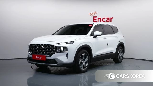 Hyundai The New Santa Fe 2023 Белый из Кореи