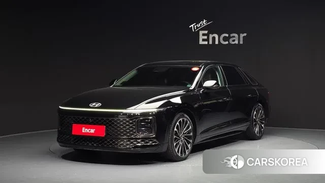 Hyundai Grandeur Hybrid (GN7) 2023 Черный из Кореи