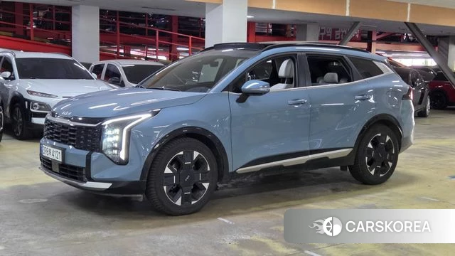 Kia The New Sportage 5th Generation 2025 Небесно-голубой из Кореи