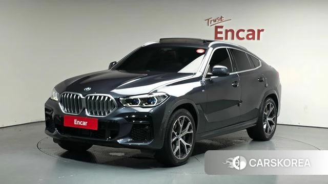 BMW X6 (G06) 2022 Синий из Кореи