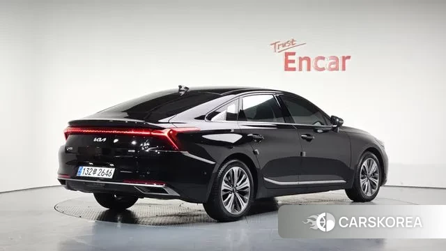 Kia K8 Hybrid 2024 Черный из Кореи