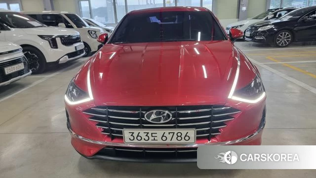 Hyundai Sonata (DN8) 2019 Красный из Кореи