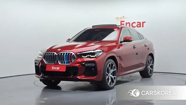 BMW X6 (G06) 2020 Красный из Кореи
