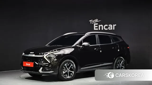 Kia Sportage 5th Generation Hybrid 2023 Черный из Кореи