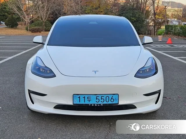 Tesla Model 3 2021 Белый из Кореи
