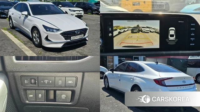 Hyundai Sonata (DN8) 2019 Белый из Кореи