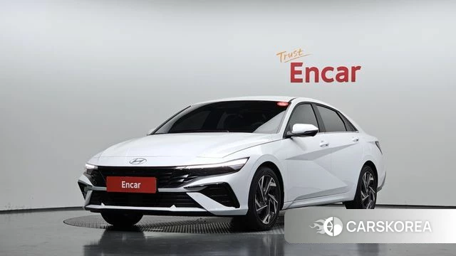 Hyundai The New Avante (CN7) 2025 Белый из Кореи