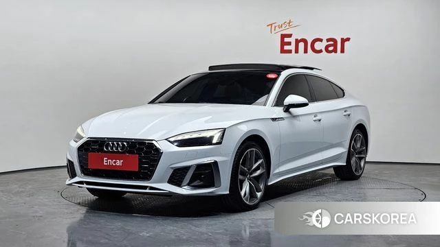 Audi A5 (F5) 2021 Белый из Кореи