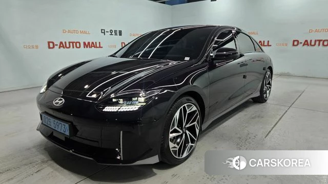 Hyundai Ionic 6 2023 Черный двухцветный из Кореи