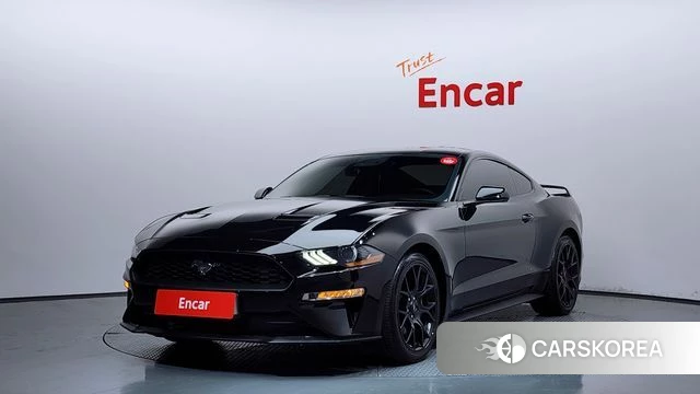 Ford Mustang 2021 Черный из Кореи
