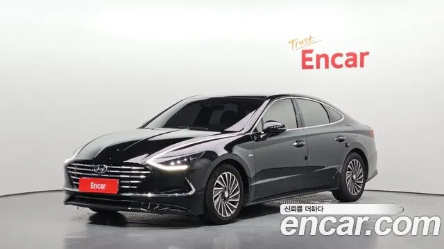 Hyundai Sonata Hybrid (DN8) 2019 Черный из Кореи