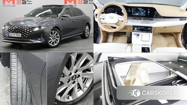 Hyundai The New Grandeur IG Hybrid 2022 Серый из Кореи