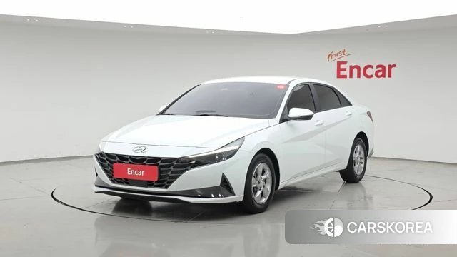 Hyundai Avante (CN7) 2020 Белый из Кореи