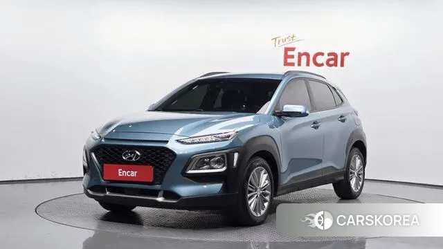 Hyundai Kona 2019 Синий нефрит из Кореи