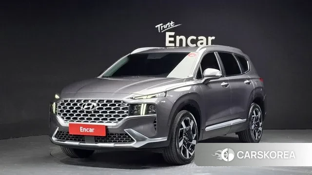 Hyundai The New Santa Fe 2021 Серый из Кореи