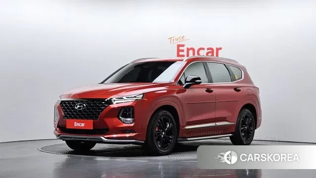 Hyundai Santa Fe TM 2018 Красный из Кореи