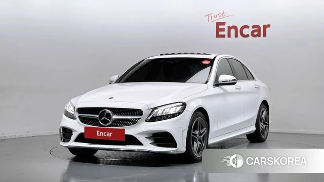 Mercedes-Benz C-Class W205 2021 Белый из Кореи
