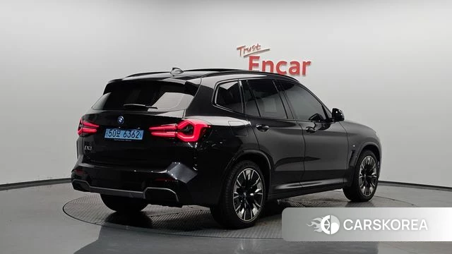 BMW iX3 2023 Серый из Кореи
