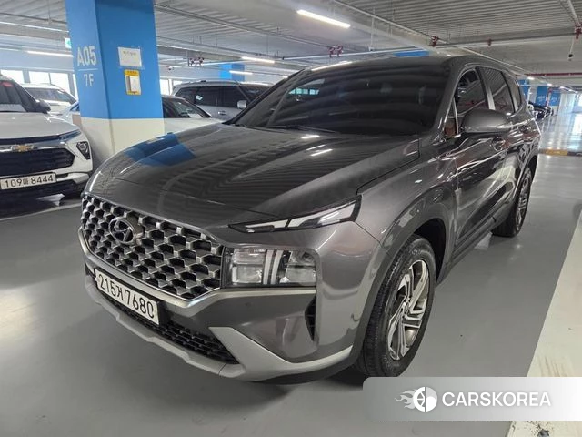 Hyundai The New Santa Fe 2022 Серый из Кореи