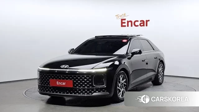 Hyundai Grandeur Hybrid (GN7) 2023 Черный из Кореи