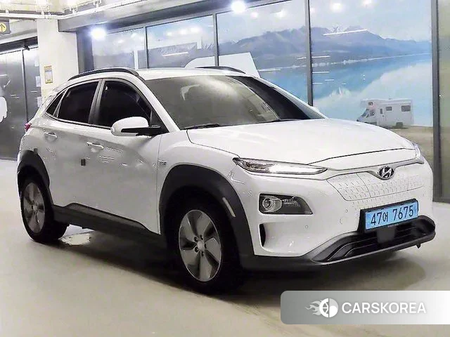 Hyundai Kona Electric 2019 Белый из Кореи