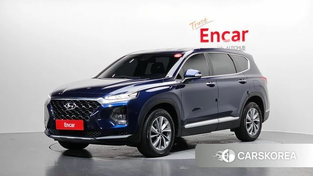 Hyundai Santa Fe TM 2020 Синий из Кореи