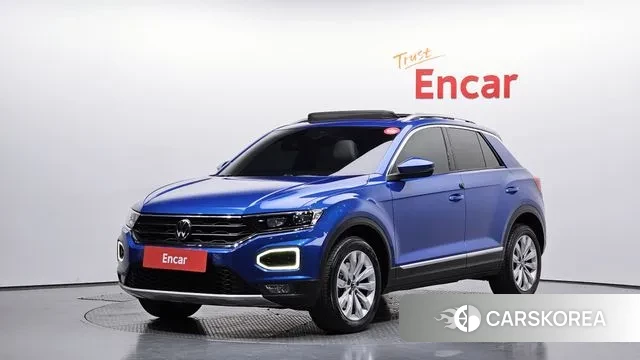 Volkswagen T-Roc 2021 Синий из Кореи
