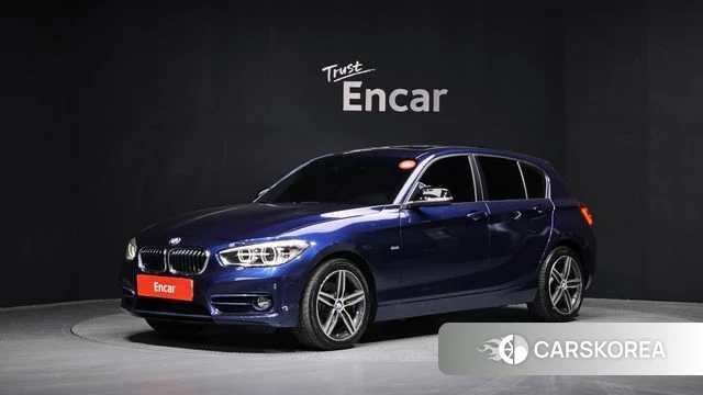 BMW 1 Series (F20) 2018 Синий из Кореи