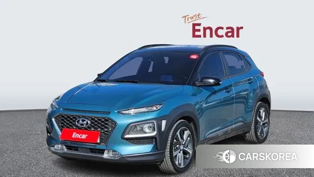 Hyundai Kona 2019 Небесно-голубой из Кореи