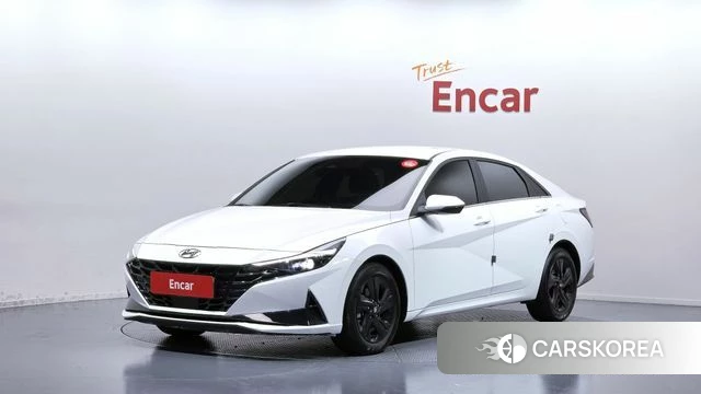 Hyundai Avante (CN7) 2023 Белый из Кореи