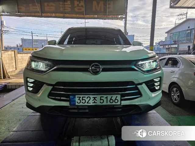 Ssangyong Beautiful Korando 2022 Белый из Кореи