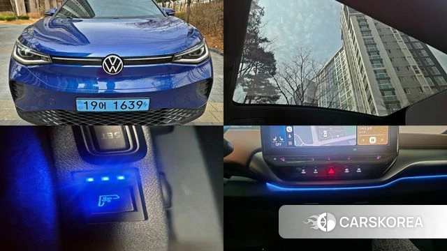Volkswagen ID.4 2022 Синий из Кореи