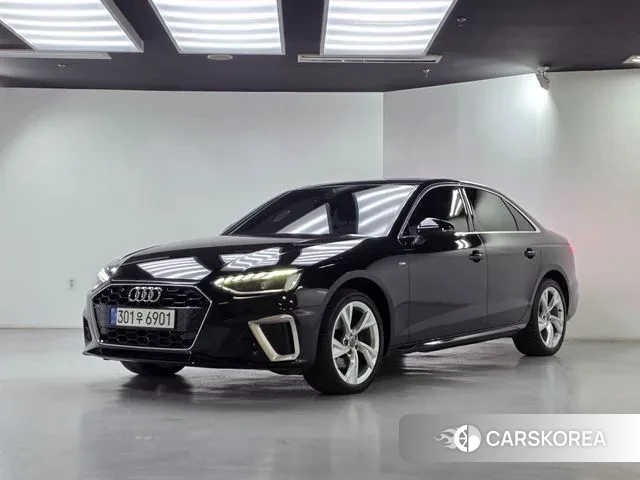 Audi A4 (B9) 2021 Черный из Кореи