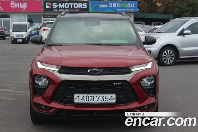 Chevrolet (GM Daewoo) Trailblazer 2020 Красный из Кореи