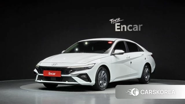 Hyundai The New Avante Hybrid (CN7) 2024 Белый из Кореи