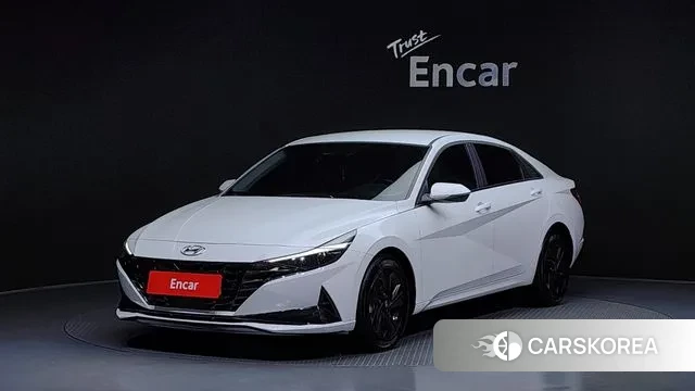 Hyundai Avante (CN7) 2020 Белый из Кореи