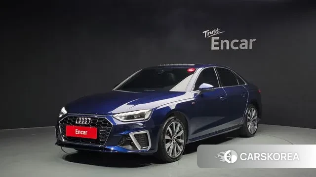 Audi A4 (B9) 2023 Синий из Кореи