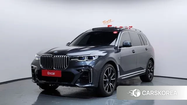 BMW X7 (G07) 2021 Серый из Кореи