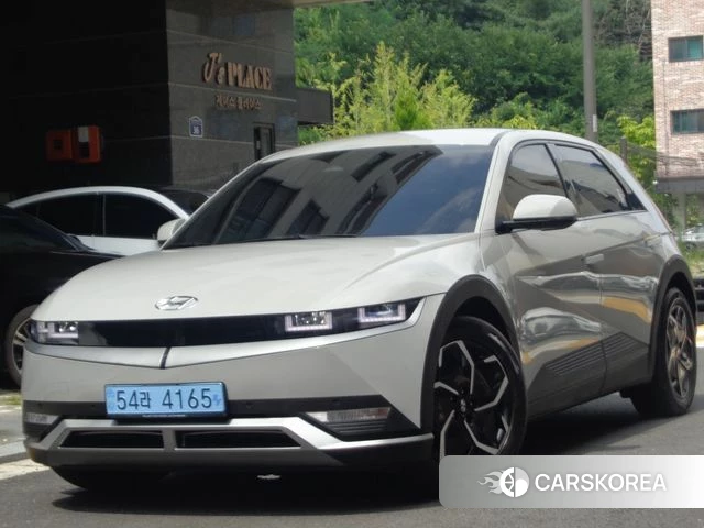 Hyundai Ionic 5 2022 Серебристо-серый из Кореи
