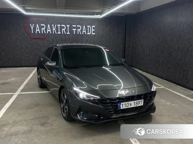 Hyundai Avante (CN7) 2021 Серый из Кореи