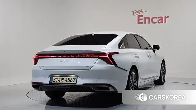 Kia K8 Hybrid 2021 Белый из Кореи