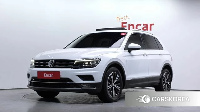 Volkswagen Tiguan second Generation 2018 Белый из Кореи