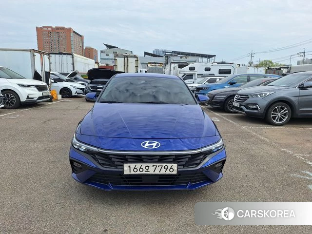 Hyundai The New Avante (CN7) 2023 Синий из Кореи