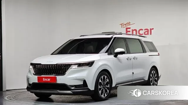 Kia Carnival 4th generation 2021 Белый из Кореи