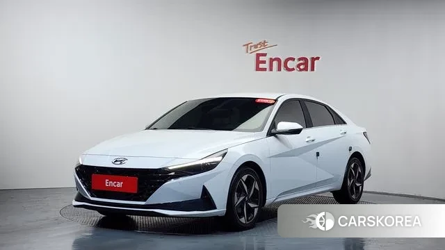 Hyundai Avante (CN7) 2020 Белый из Кореи